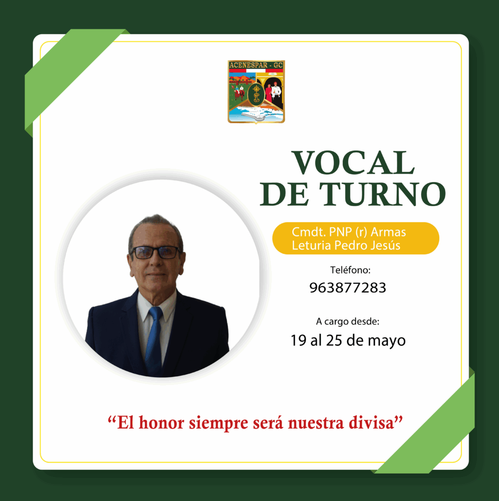 Vocal de turno