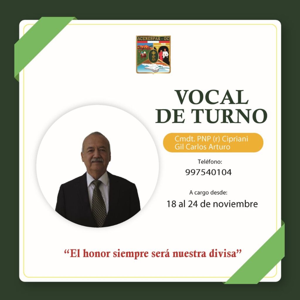 Vocal de turno