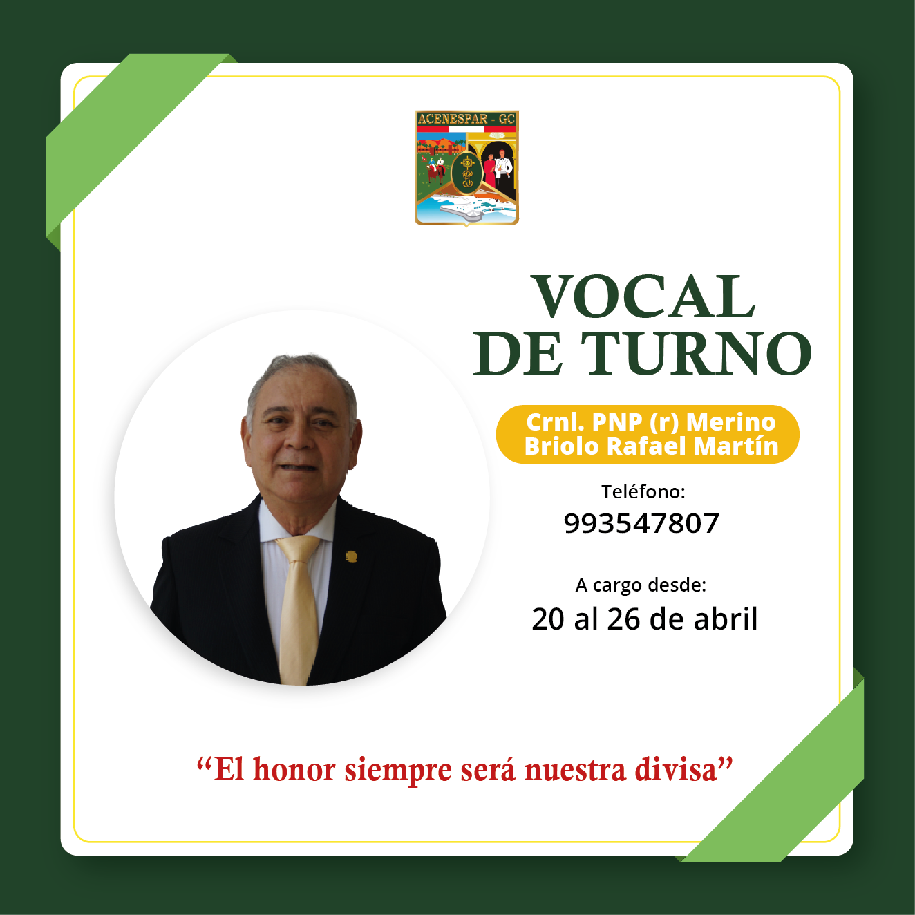 Acenespar GC - Página oficial