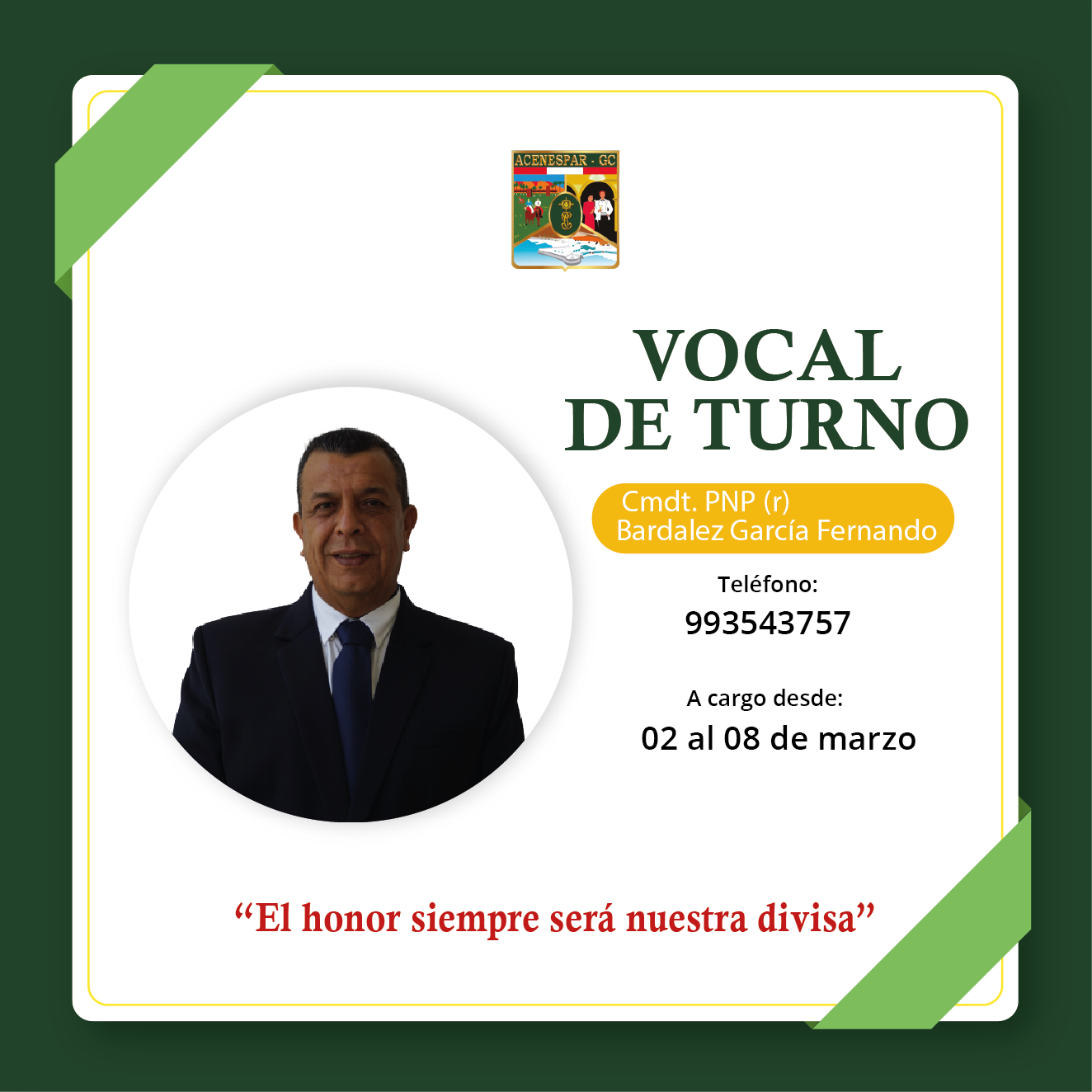 Acenespar GC - Página oficial