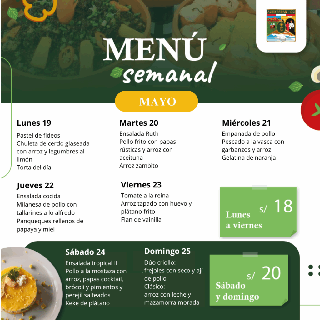 Menú de la Semana