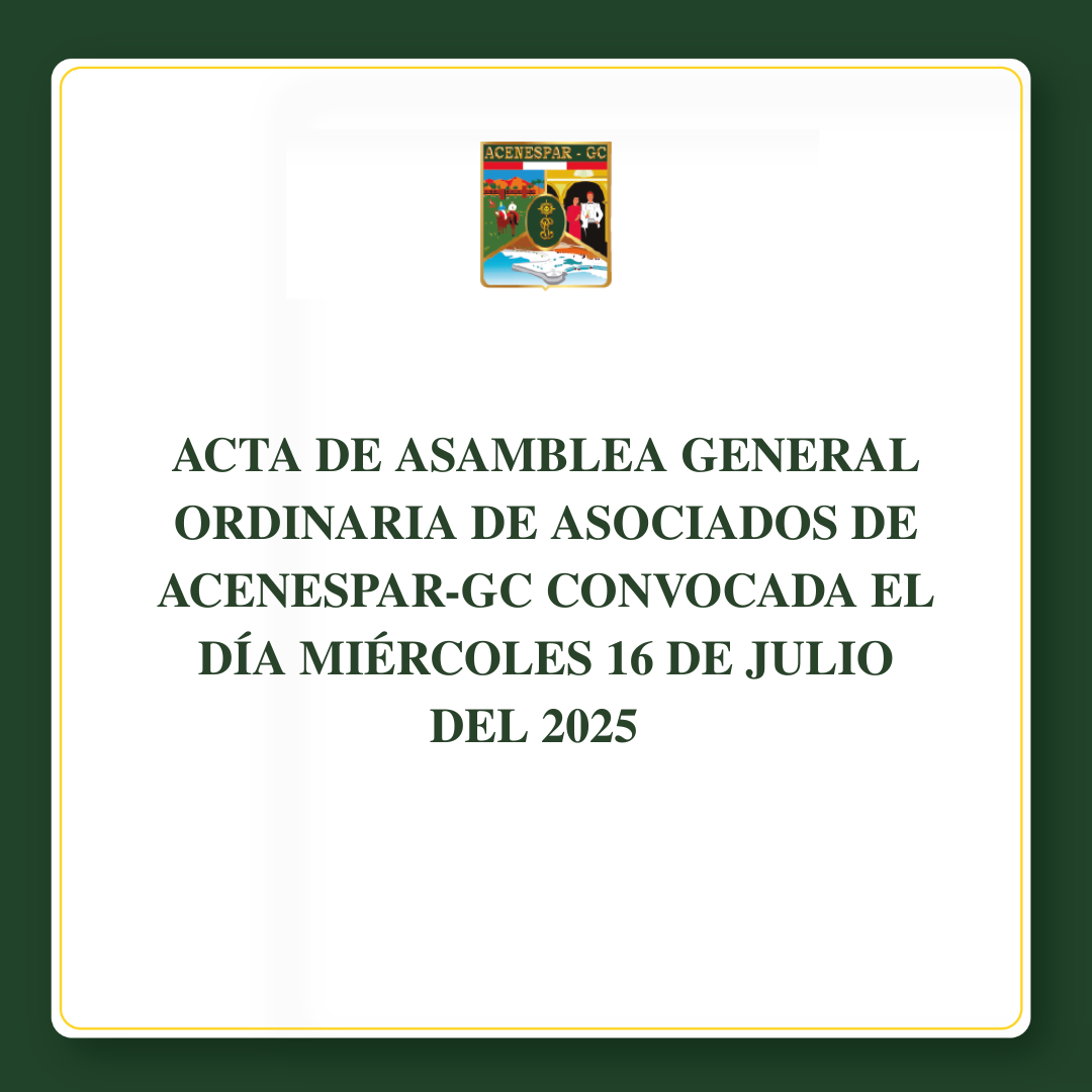 Acenespar GC - Página oficial